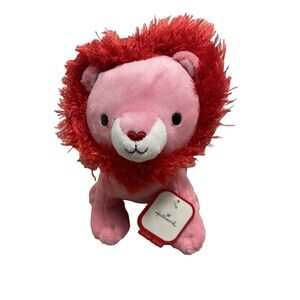 Hallmark Pink Love Lion 7 Inch with Tag Valentine